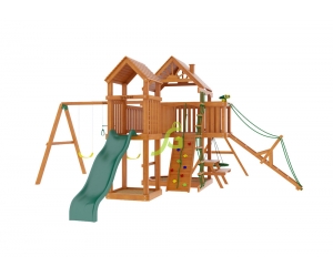 Детская деревянная площадка  Шато 4, серия Premium