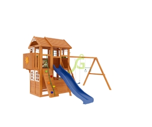 Детская деревянная площадка  "Клубный домик 3 Luxe", серия Fast