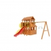 Детская деревянная площадка "Клубный домик 3 с трубой", серия Fast