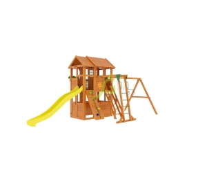Детская деревянная площадка "Клубный домик 2 с рукоходом", серия Fast