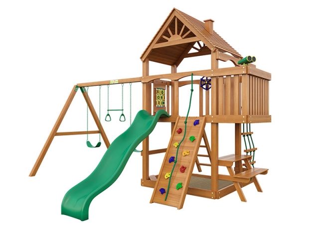 Детская площадка для дачи Шато (Дерево), серия Premium