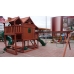 Детская деревянная площадка «Горный дом Делюкс»