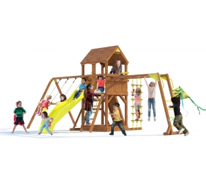 Детский игровой комплекс MoyDvor «Париж» с рукоходом, модель 2023 г.