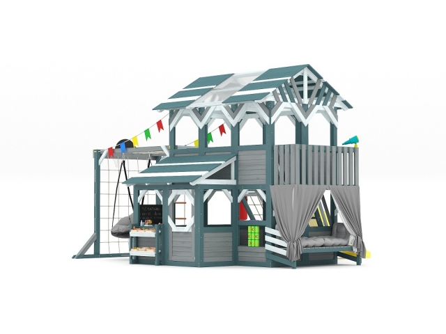 Детская деревянная площадка Савушка PlayHouse-4