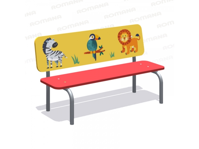 Скамейка детская Romana 302.09.00-14 Zoo