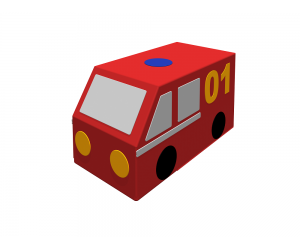 Контурная игрушка «Пожарная машина»