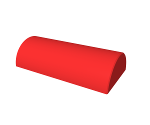 Мягкий модуль валик 600x300x150