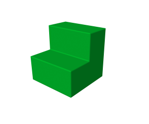 Мягкий модуль Ступени 300x300x300