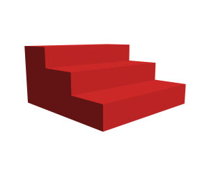 Мягкий модуль Ступени 600x600x300